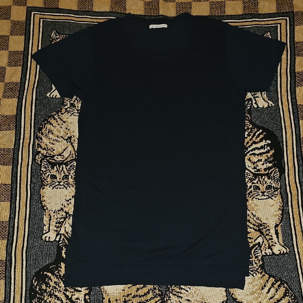 John Elliott T-Shirt Navy Blue T Shirt Supima Cotton Micro Modal